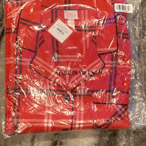 Wondershop Women’s 2 piece Plaid Flannel Pajama set available 1X NWT - Picture 5 of 7